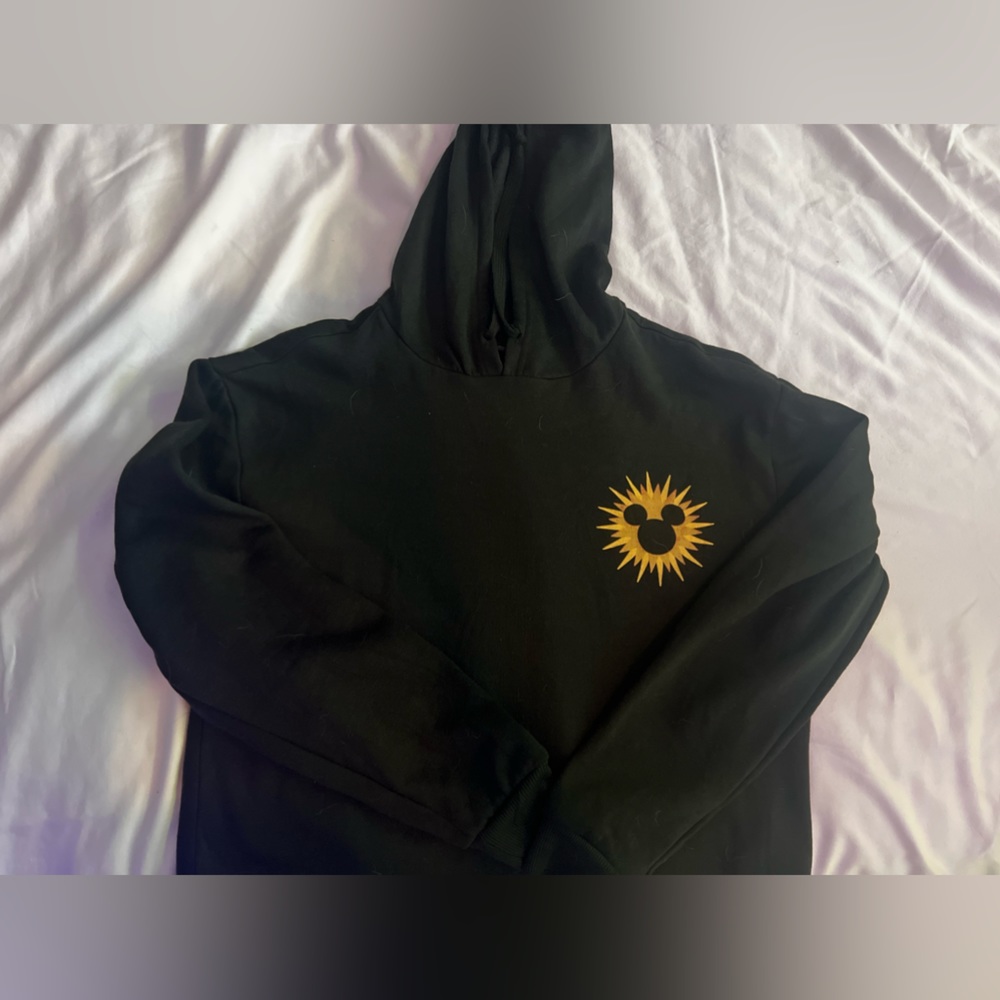 disney cropped hoodie